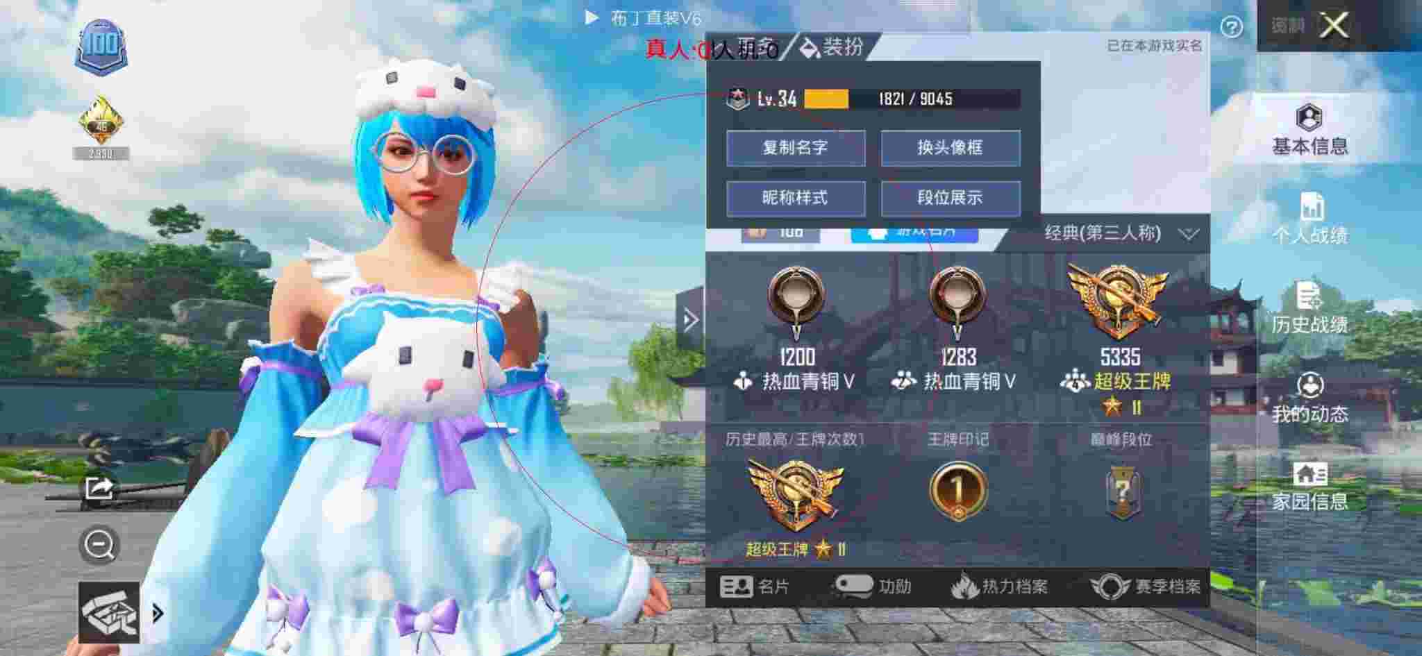 和平精英布丁直装透视 - 和平精英-和平辅助卡通形象设计图片辅助预览图